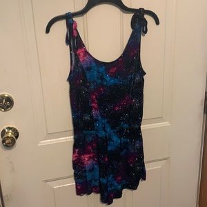 Hot Topic Galaxy Romper